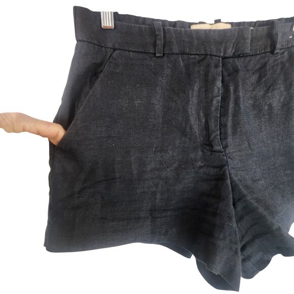 Abercromie & Fitch “A&F Linen Collection” Shorts Women’s SZ 30 100% Linen EUC - Picture 4 of 16